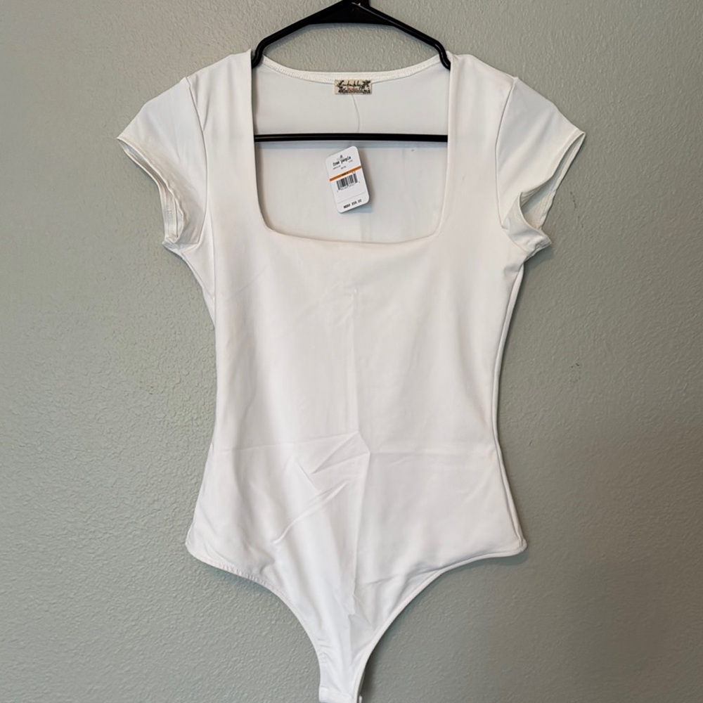 Free People Classic White bodysuit